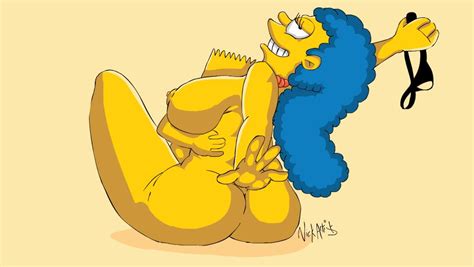 Rule 34 1boy 1girls Bart Simpson Female Male Marge Simpson Nickartist