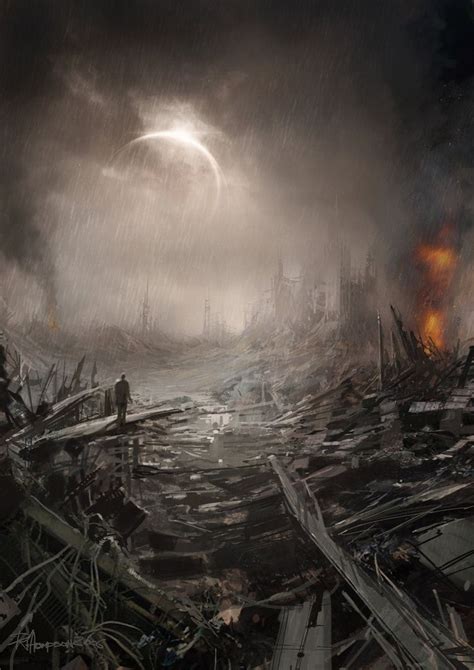 Wasteland By Atomhawk Post Apocalyptic Art Apocalypse Landscape