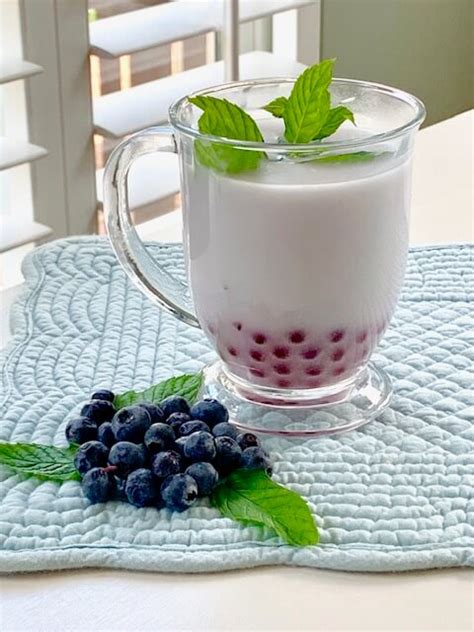 Blueberry Bubble Tea Our Good Life
