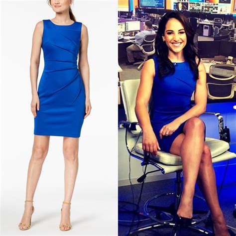 Emily Compagno Fox News Fashion Cutout Dress Emily Compagno