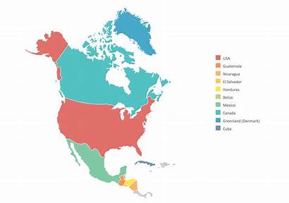 America North Map Clipart Geo Transparent Americas
