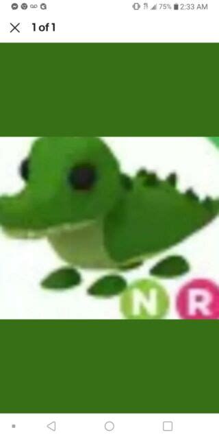 Roblox Adopt Me Neon Fly Ride Crocodile Fast Delivery Ebay