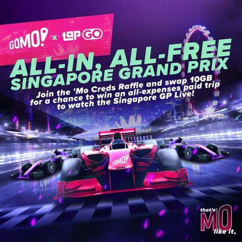 Singapore Grand Prix Just One Of The Many Exciting Experiences With Gomo