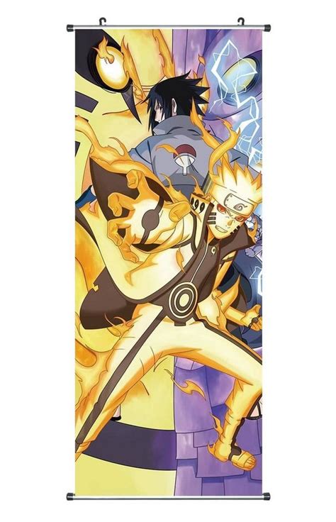 Galaxycat Poster Großes Naruto Rollbild Kakemono Aus Stoff Poster