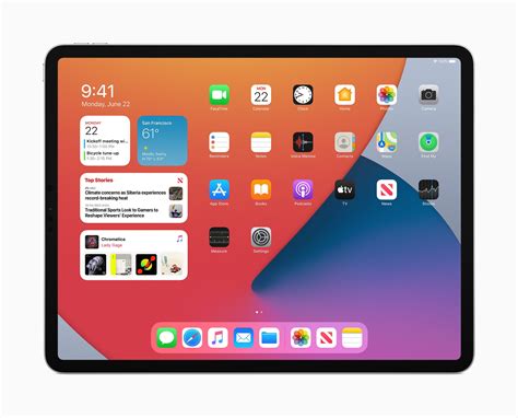 Ios 14 With Large Widgets Ipados 14 With Macos Structure Macandegg