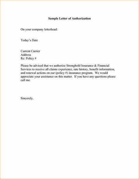 Manufacturers Representative Agreements Best Of 9 Authorization Sample Letters | Lettering ...