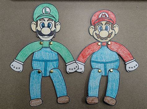 Mario Craft For Kids Mario Crafts Preschool Art Projects Craft