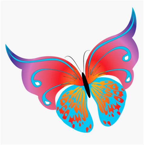 Butterflies Clipart Summer Flower Purple Butterfly Clip Arts Hd Png