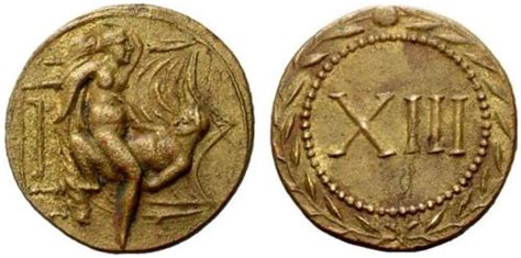 Antiguas Monedas Romanas Con Imagenes De Actos Sexuales