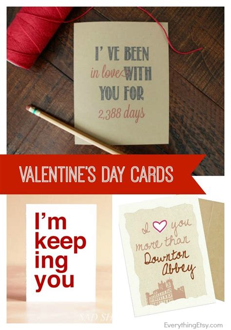 Valentines Day Cards On Etsy