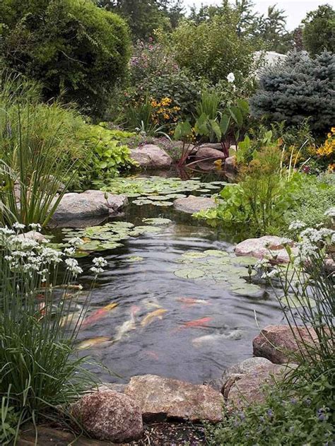 60 Awesome Backyard Ponds And Water Garden Landscaping Ideas Gladecor