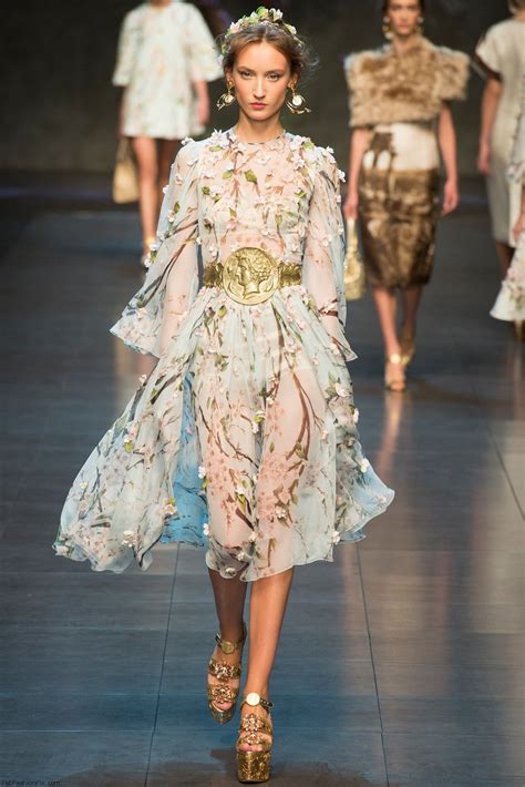 Dolce And Gabbana Springsummer 2014 Milan Fashion Week Fab Fashion Fix