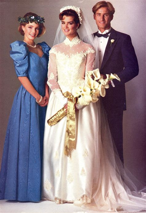 Cover Gown From Augsept 1984 Brides Brooke Shields Is The Bride