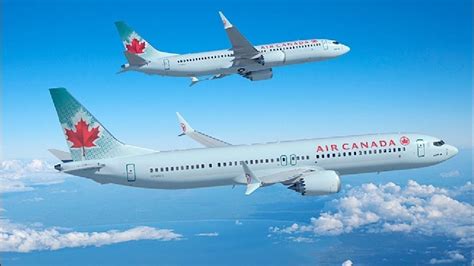 Pictured Here Are Boeings 737 Max 8 And Max 9 In Air Canada Livery