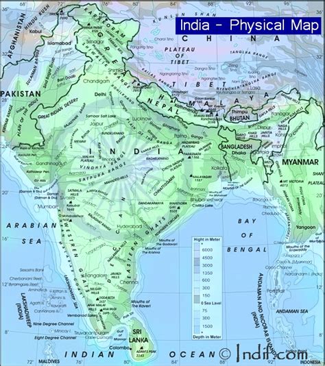 Map Of India ~ Political Map Of India Physcical Map Of