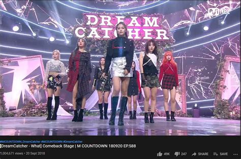 Dreamcatchers What M Countdown Comeback Stage Has Surpassed 1