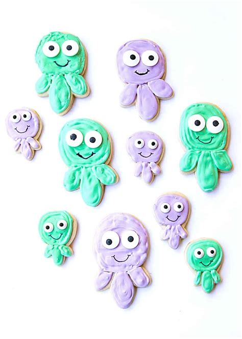 Easy Cute Octopus Cookies Recipe Mimis Dollhouse