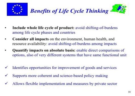 Life Cycle Thinking Envir