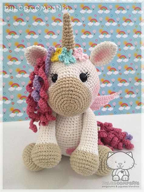 Unicorn Unicornio Crochet Ganchillo Amigurumi Doll Muñeco