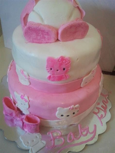 Hello Kitty Baby Shower Cake