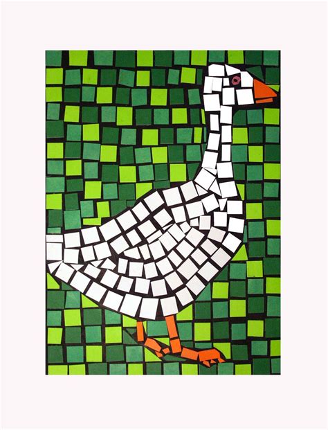 Bird Mosaic Paper Mosaic Mosaic Art Projects Mosaic Crafts