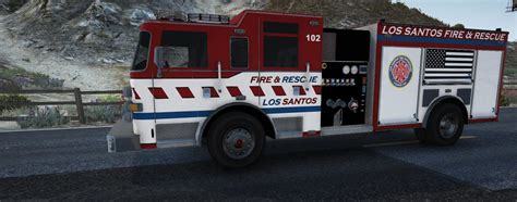 Fictional Skins Los Santos Fire And Rescue Pierce Arrow Fire Truck