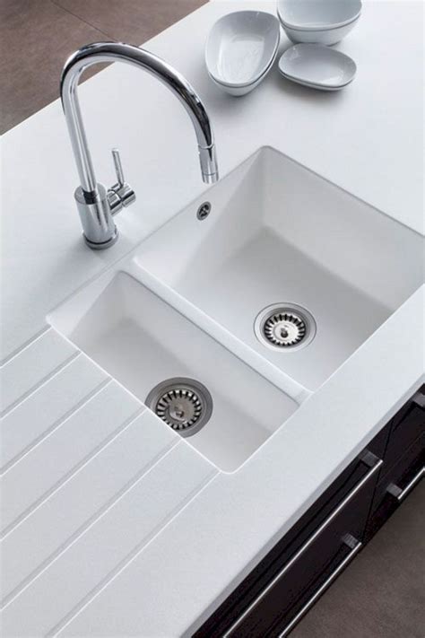 36 Nice White Sink Kitchen Design Ideas Best Kitchen Sinks Modern