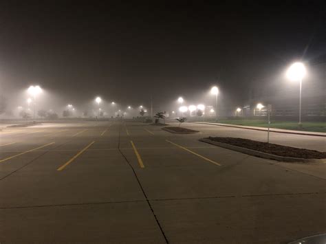 School Parking Lot During A Summer Night Rliminalspace