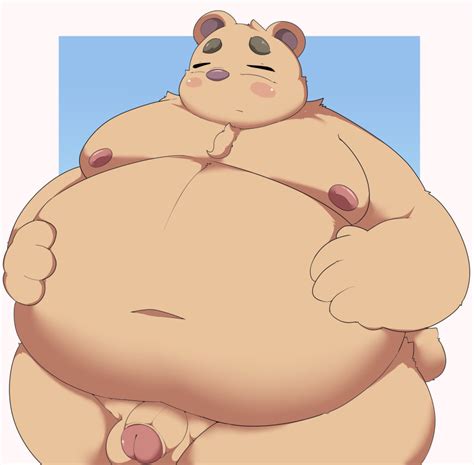 Rule 34 2022 Anthro Balls Belly Big Belly Blush Brown Body Genitals Hi Res Humanoid Genitalia