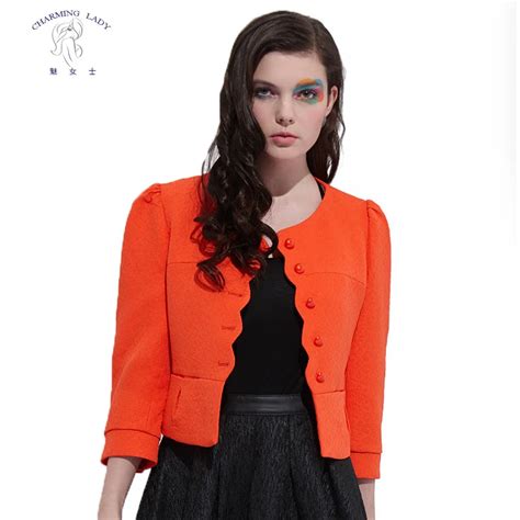 Free Shipping 2015 Fall Jackets For Women Solid Short Womens Jaket