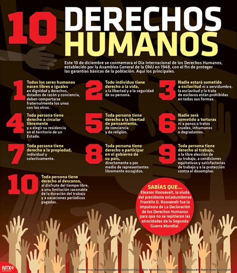 Hoy Se Conmemora El Día Internacional De Los Derechos Humanos Aquí Los