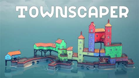 Relaxing Townscaper My First Town Build 5 Minutes Youtube
