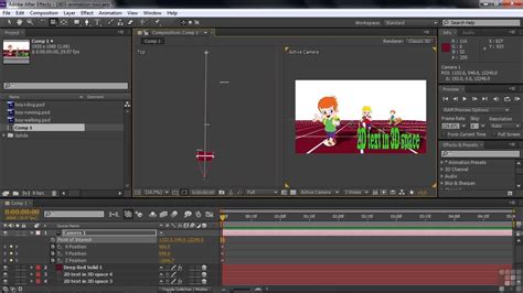 Adobe After Effects Cs6 Tutorial Animating A Camera Using The Unified