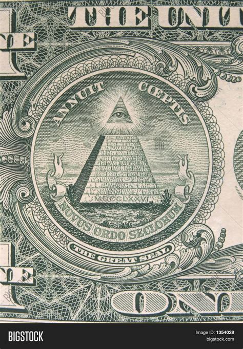 Dollar Pyramid Eye 2filtered Image And Photo Bigstock