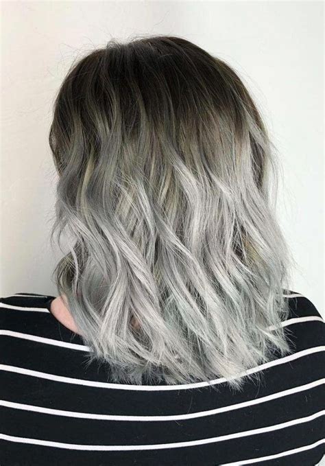 50 Stunning Silver Gray Hair Color Ideas You Will Love 2019 These 50 Stunning S Silver Ombre