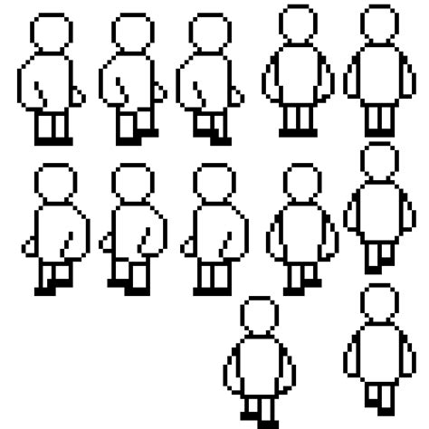 Editing Human Character Sprite Template Free Online Pixel Art Drawing