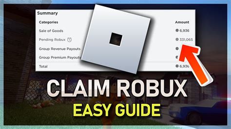 How To Claim Pending Robux Roblox Tutorial Youtube