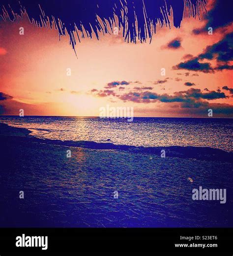 Cuba Sunset Stock Photo Alamy