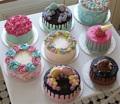 Buttercream Cake Mini Cakes Yummy Cakes Cake Desserts