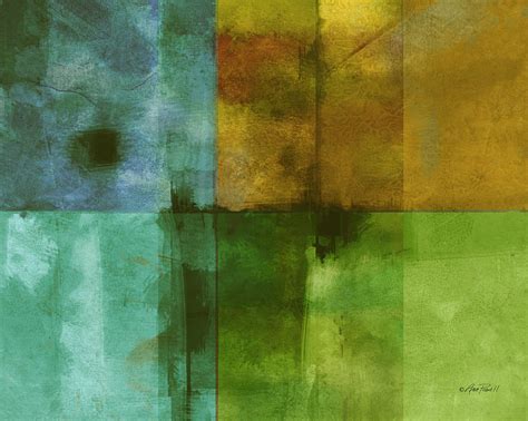 Abstract Art Color Block Rectangle Painting By Ann Powell
