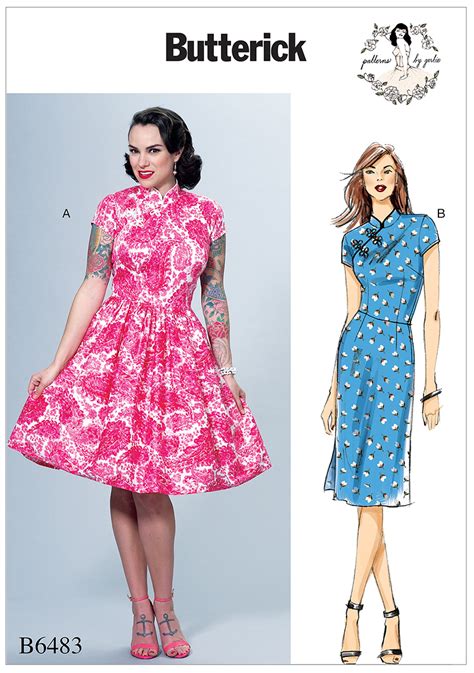 Butterick Butterick 6483 In 2020 Dress Patterns Sewing Dresses