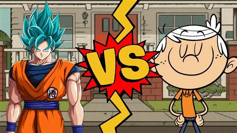 Mugen Battles Goku Super Saiyan Blue Vs Lincoln Loud Dragon