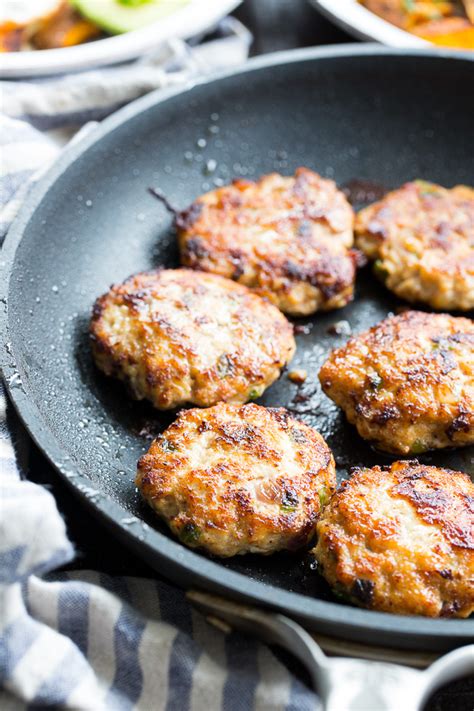 These low carb baked chicken meatballs in creamy sauce with rosemary and garlic make satisfying appetizers or a main dish. Garlic Jalapeno Chicken Sausage Patties {Paleo, Whole30 ...