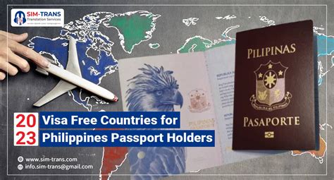 Visa Free Countries For Philippines Passport Holders In 2023