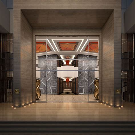 Hotel Entrance Boutique Hotel Sharjah Designed By Esadore