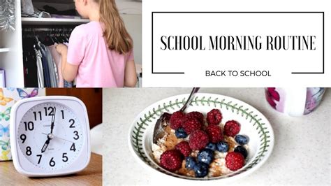 School Morning Routine Back To School Youtube
