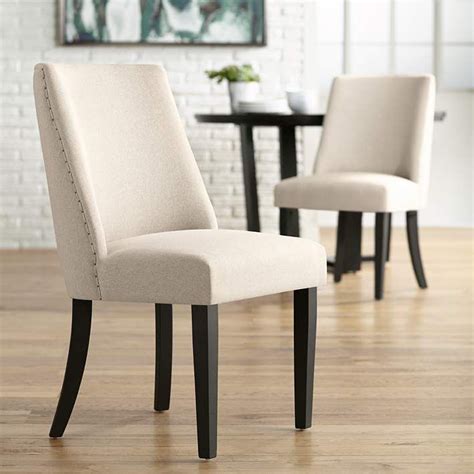 It's possible you'll found one other upholstered parsons dining chairs better design ideas. Manchester Parsons Cream Upholstered Dining Chairs Set of ...