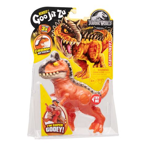 Heroes Of Goo Jit Zu Jurassic World With Chomp Action Stretches Up To 3 Times Its Size