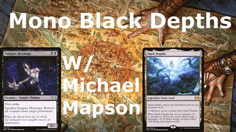 The Darkest Depths Mono Black Dark Depths With Michael Mapson Of The