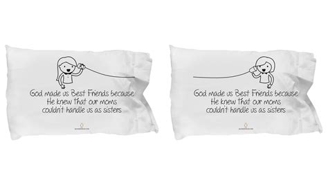 See more ideas about pillow quotes, pillows, throw pillows. Set of 2 Best Friends Pillowcase, Best Friend Gifts, Funny Sayings Pillowcases